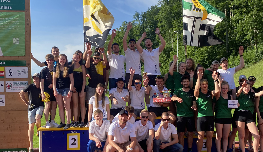 Die Turnerinnen und Turner des STV Gams haben am Turntag im Toggenburg geglänzt. 