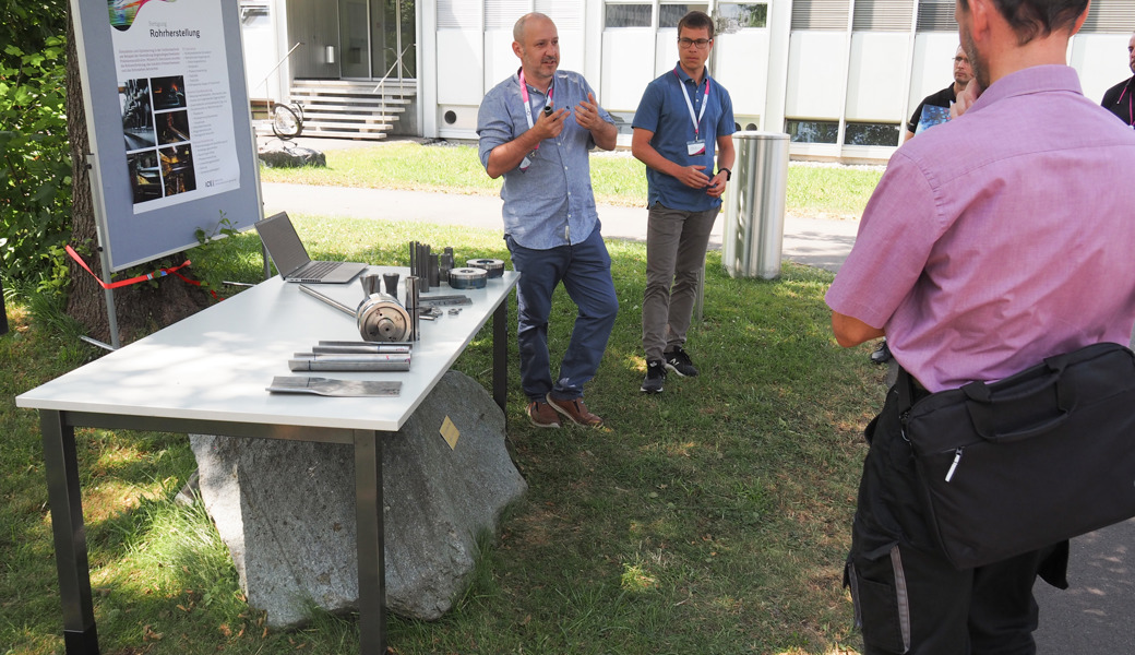 Die Stationen der Rundgänge waren auf dem ganzen Campus verteilt.