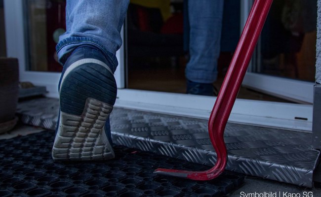 Dreimal in einer Nacht eingebrochen: Deliktsgut im Wert von wenigen hundert Franken