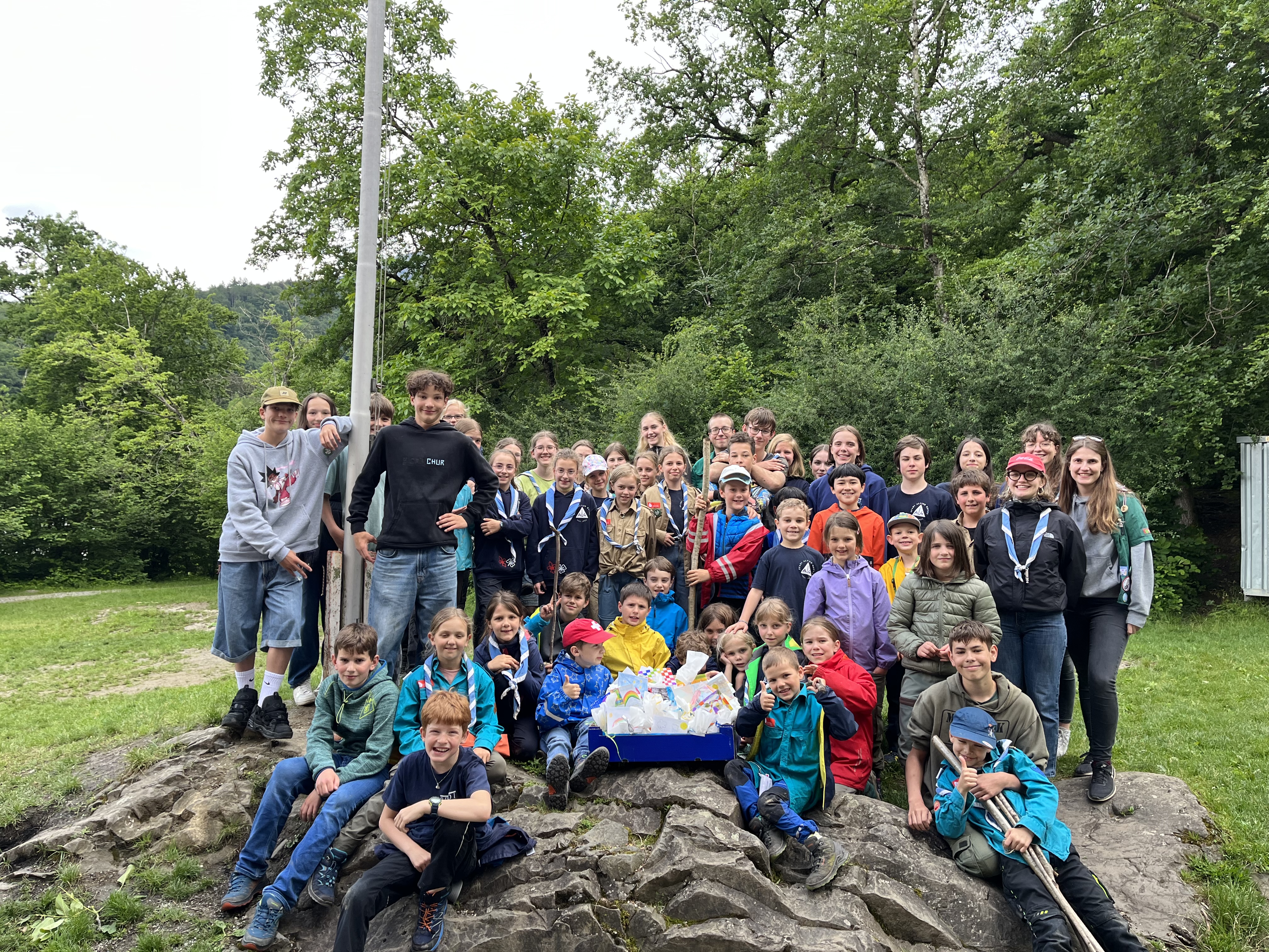 Pfadi Alvier wirkte am «Tag der guten Tat» mit
