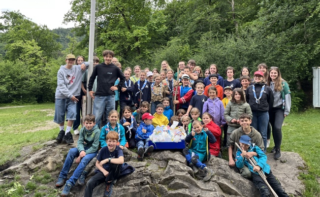 Pfadi Alvier wirkte am «Tag der guten Tat» mit