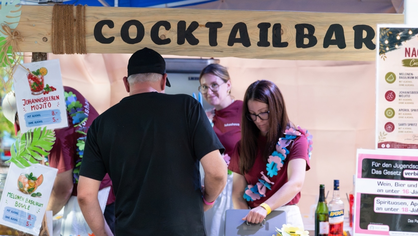 An der Cocktailbar gab’s etwas für jeden Geschmack.