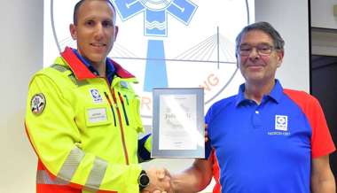 Der Rettungsschwimmer des Jahres 2025 stammt aus dem Rheintal