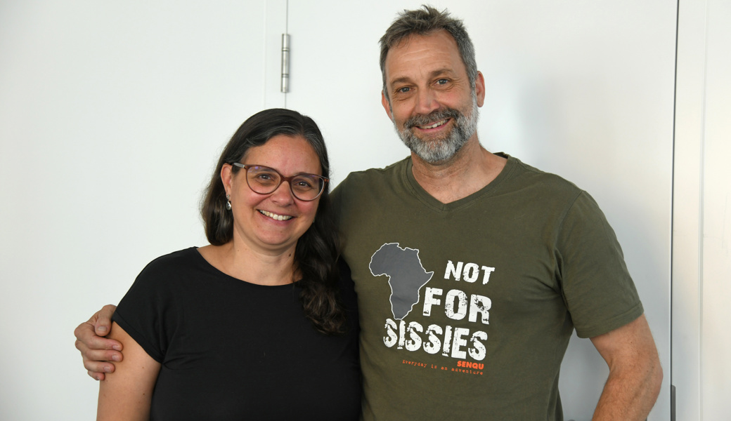 Sandra Bachmann und Ruben Sutter setzen sich mit dem Verein Projekt Südafrika seit Jahren in den Townships ein.