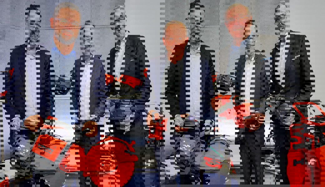  Mit einer neue Produktepalette in eine erfolgreiche Zukunft: (von links) CFO Matthias Gillner, CEO Christoph Loos und Verwaltungsratspräsident Heinrich Fischer. 