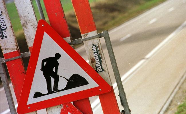 Auf der Autobahn A13 wird bis Oktober gebaut