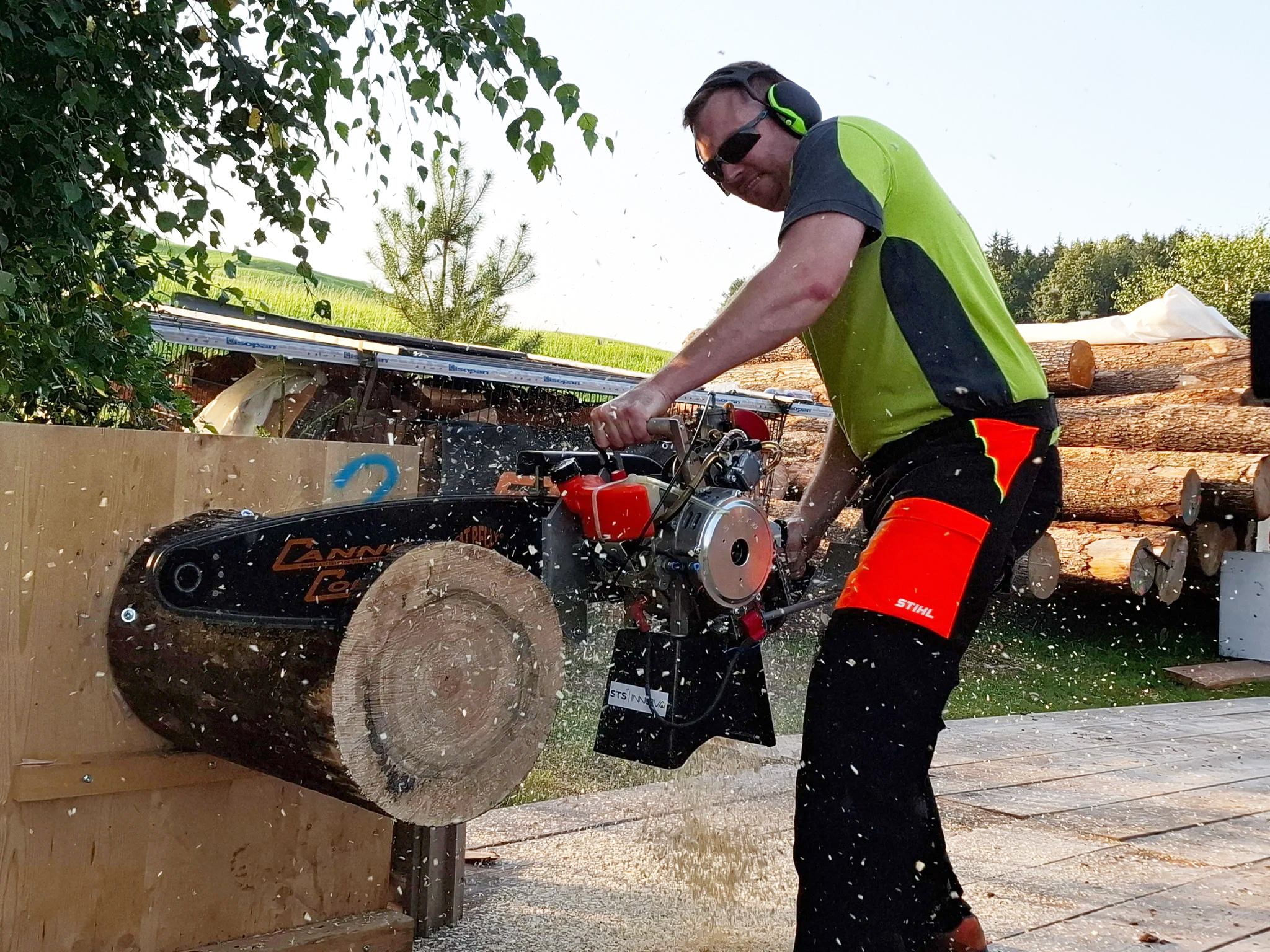 Wilde Kombination: Das Churfirstenfest verbindet Trailrunning mit Timbersports