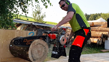 Wilde Kombination: Das Churfirstenfest verbindet Trailrunning mit Timbersports