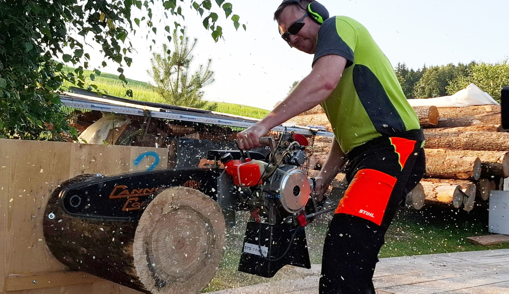 Wilde Kombination: Das Churfirstenfest verbindet Trailrunning mit Timbersports