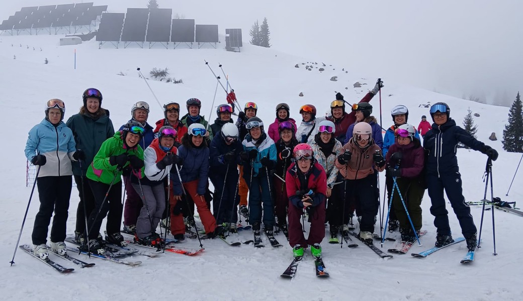 Der FTV Grabs genoss das Skiweekend in Disentis/Sedrun.