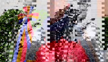 Im Dienst des Papstes als Gardist: Andrin Jäger hat dem Papst die Treue geschworen