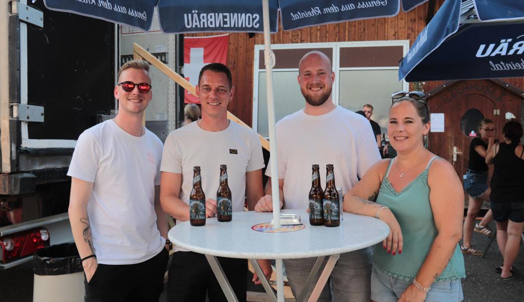 Überall gut gelaunte Gesichter: Das Dorffest in Gams war ein rundum gelungener Anlass.