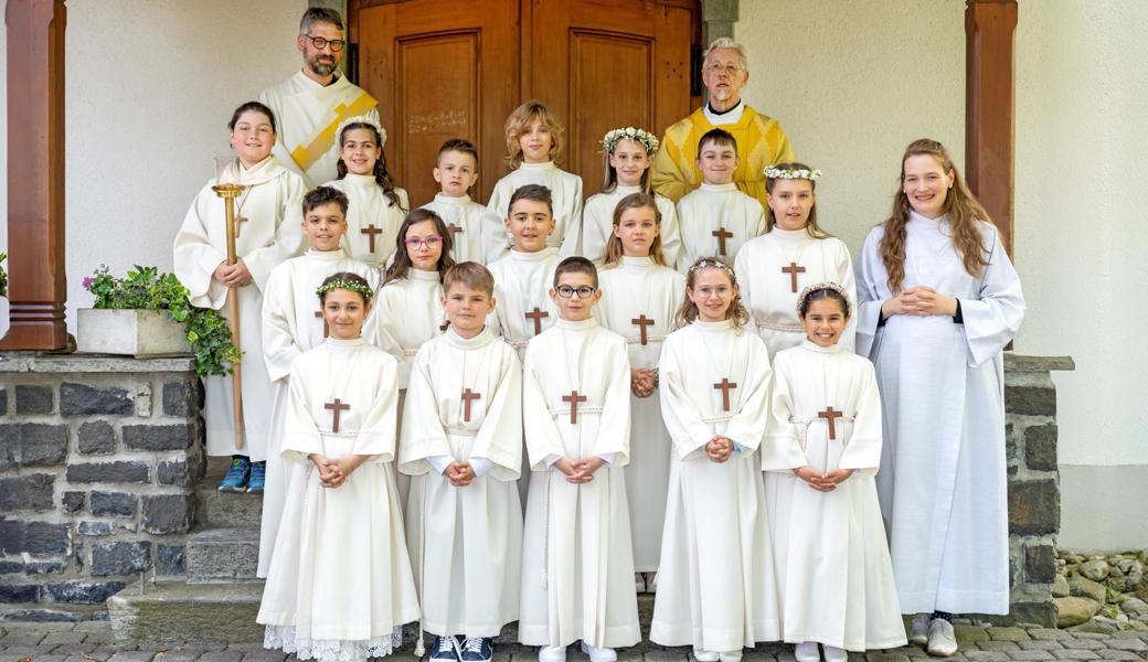 Die Erstkommunikantinnen und Erstkommunikanten aus Sevelen.