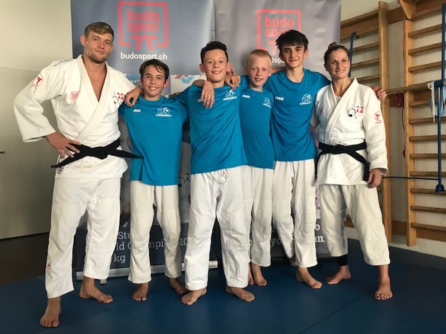 Lernen von Judo-Profis mit internationaler Erfahrung