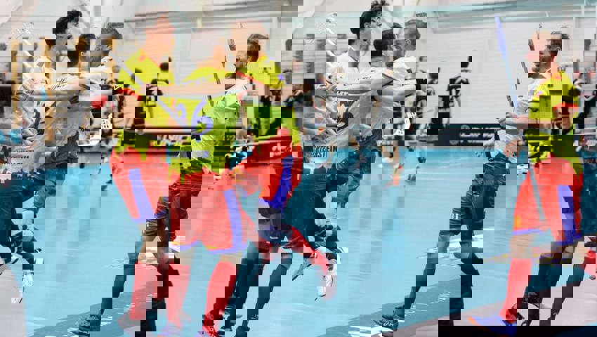  Und wieder ein Tor: Die Liechtensteiner hatten in der WM-Qualifikation viel Grund zur Freude. 