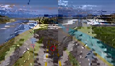 Radverkehr auf Rheindamm soll erlaubt bleiben