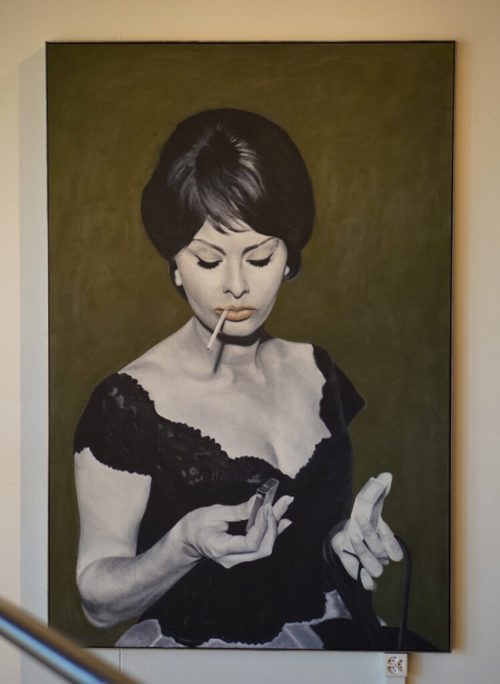  Zurück in die Vergangenheit: Das Portrait der italienischen Schauspielerin Sophia Loren. 