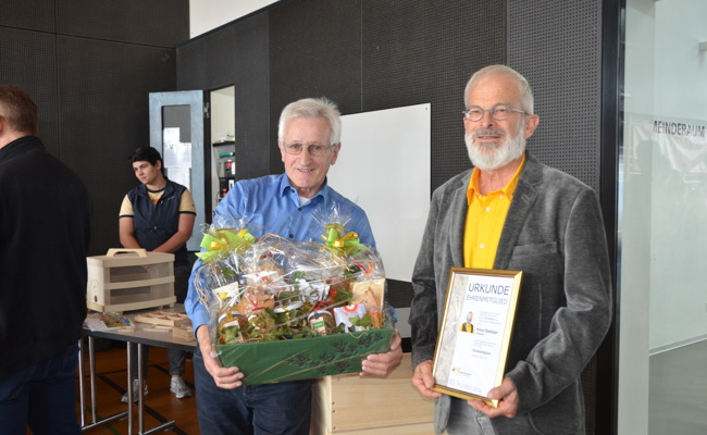 «Bienenvater» Hans Oppliger schon ein Vierteljahrhundert im Vorstand tätig