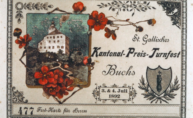 Von Schnelllauf bis Ringen und Schwingen: 1892 fand in Buchs ein Kantonalturnfest statt