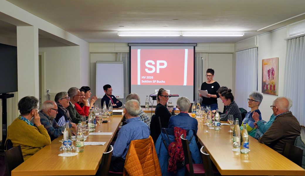 SP Buchs blickt auf intensives Parteijahr zurück