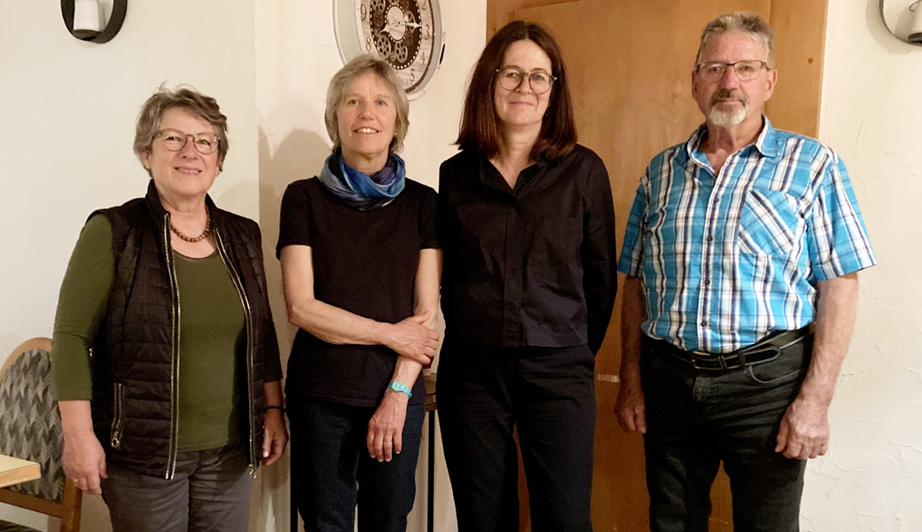 Von links: Präsidentin Regula Bachmann Küng, Verena Aerne, Kantonsrätin Katrin Schulthess, Andreas Sprecher.