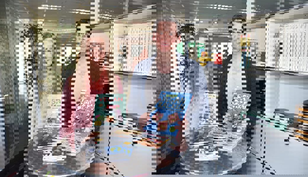  Regina Allemann und Ben Graf sind in der veganen Bewegung RheinVegan aktiv. Bilder: Heini Schwendener