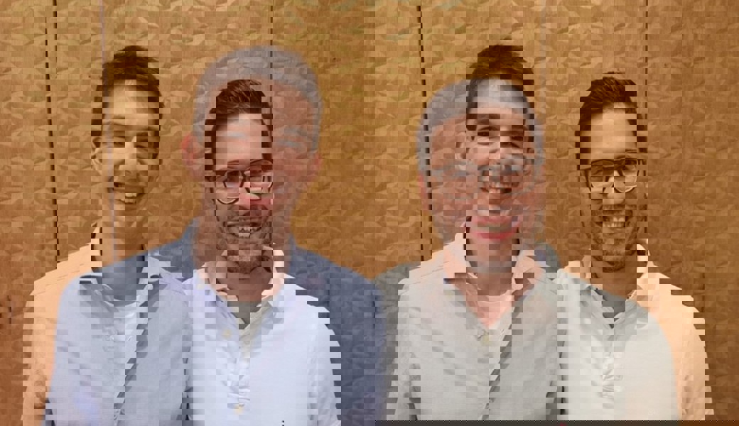  Der neu in den Vorstand der SVP Buchs gewählte Sascha Schmid (rechts) mit Präsident Mario Schlegel. 