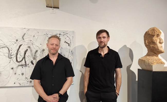 Zwei Sichten miteinander vereint: Zwei Künstler stellen aus