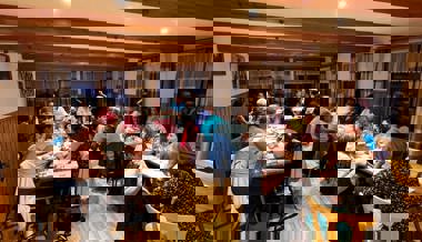 Bei der Frauenriege wird neben den sportlichen Aktivitäten auch die Geselligkeit gepflegt