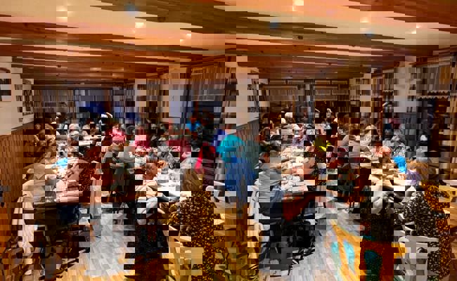 Bei der Frauenriege wird neben den sportlichen Aktivitäten auch die Geselligkeit gepflegt