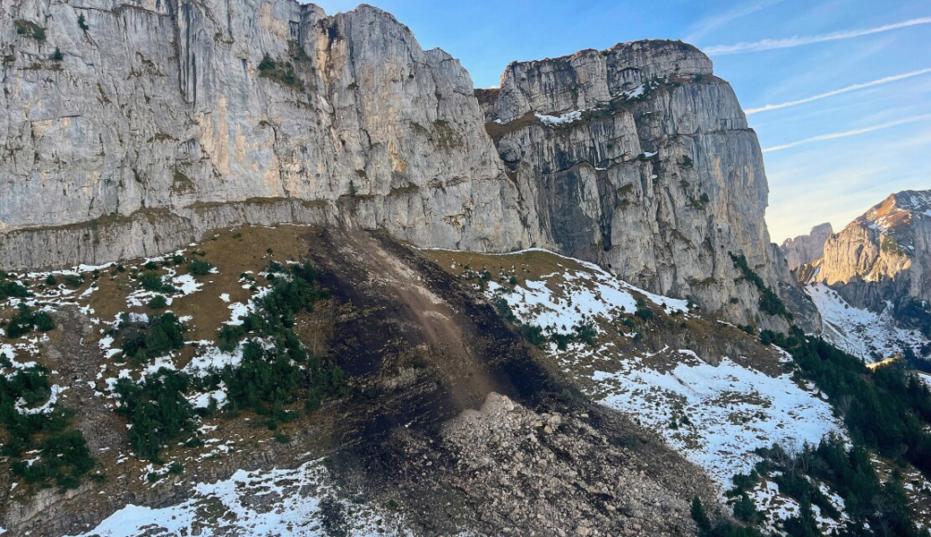 Felsabbruch im Alpstein: Der Kanton gibt Entwarnung