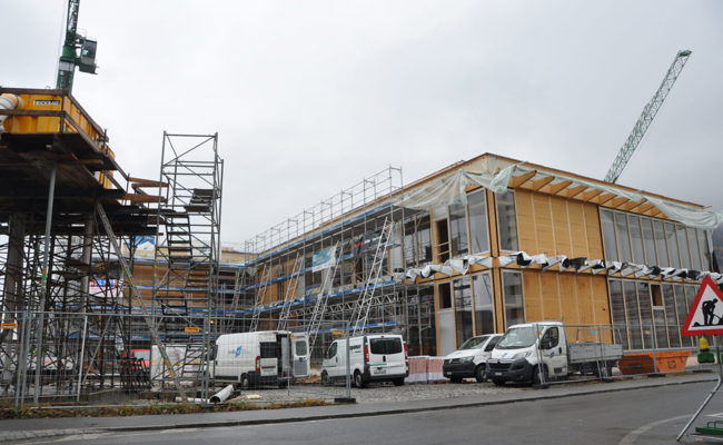 Der Neubau der ISR liegt sehr gut im Zeitplan: Im Sommer 2023 wird der Campus bezogen