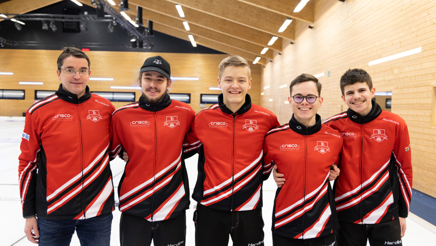 Zweitbestes Juniorenteam der Schweiz: Curlingclub Wildhaus.