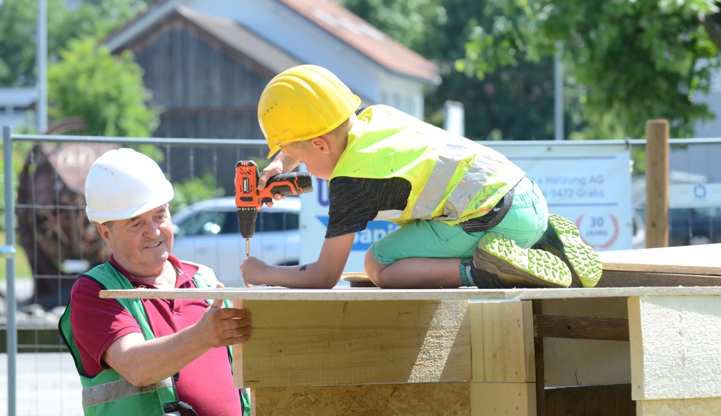 Eins der in den letzten Jahr vom Fonds unterstützten Projekte: Die Chinderbaustell in Buchs.