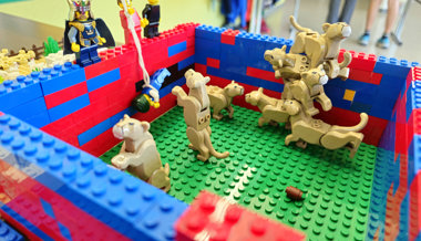 Lego-Bautag: Daniel abseits der Löwengrube