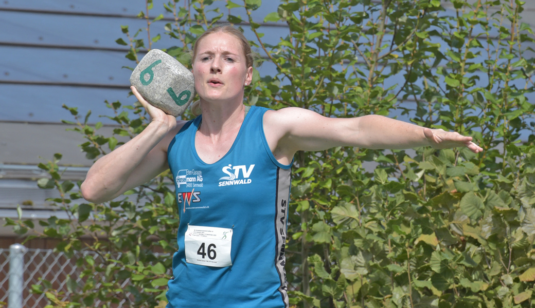 Volle Konzentration: Elisabeth Santner an den Schweizer Meisterschaften 2023.