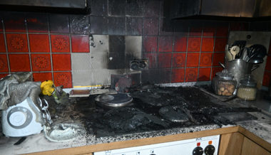 Kochtopf auf  Herd vergessen: In Mauren brannte am Montagabend eine Küche