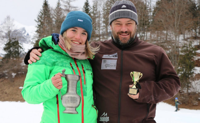 Geschwisterpaar fuhr auf der Wildhauser Skipiste ganz nach vorne