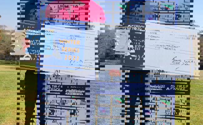 Golfer Mathias Eggenberger gewinnt erstmals Turnier auf der Alps Tour