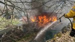 Brand zerstört Traktor und Unterstand