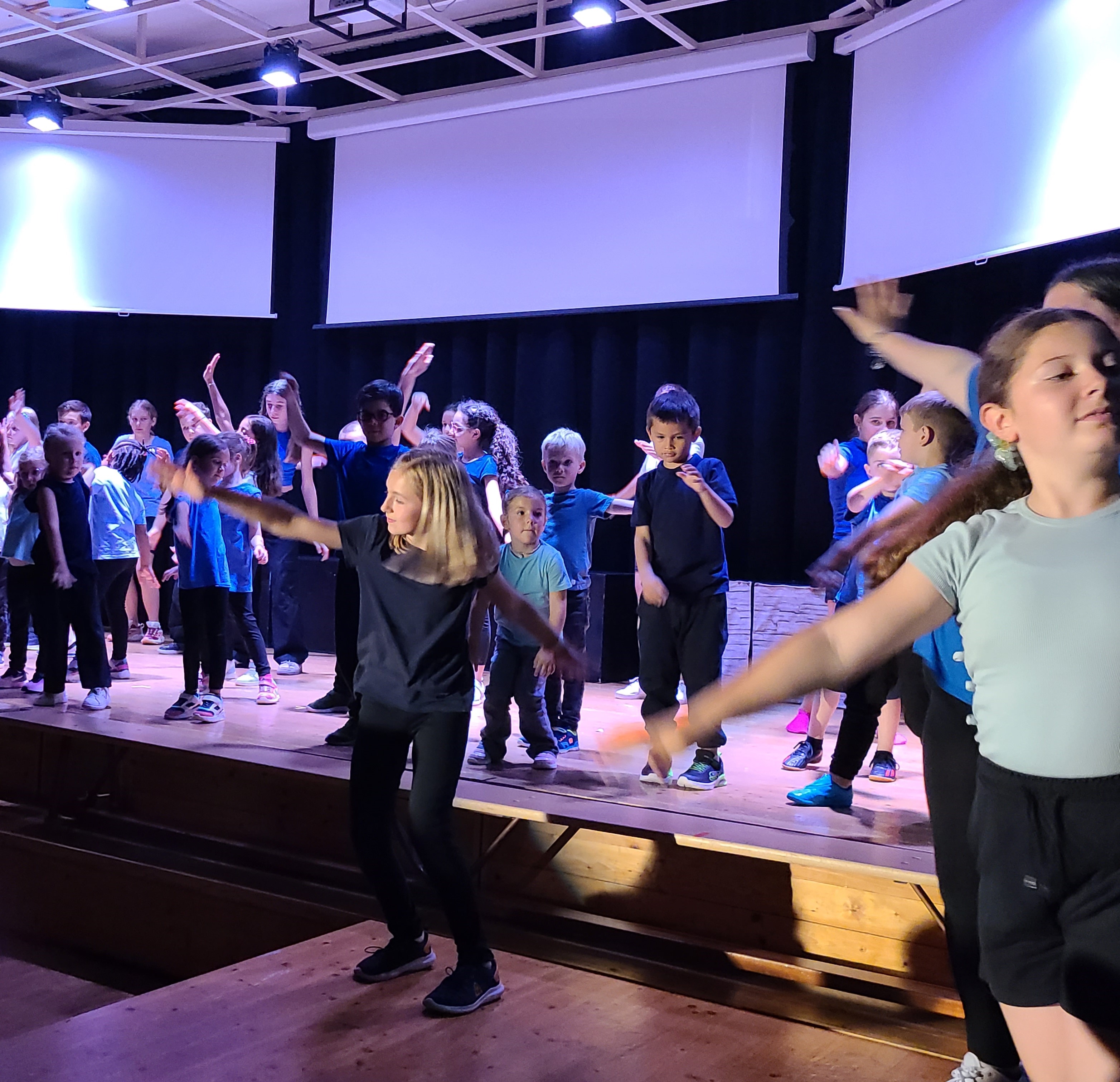 Kinder vom Kindergarten bis zur 6. Klasse machten beim Projekt mit.