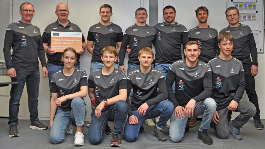 Sie wollen immer gewinnen: Die Ringer des RC Oberriet-Grabs freuen sich sehr, dass sie im Werdenberg den Titel «Team des Jahres» geholt haben. 