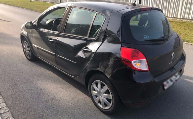 Aufgescheuchtes Pferd rennt davon und sorgt bei einem Auto für Blechschaden