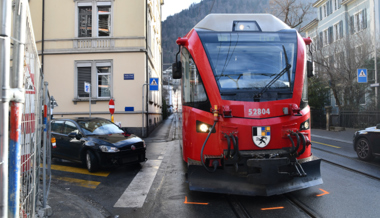 Zusammenstoss mit der Arosabahn