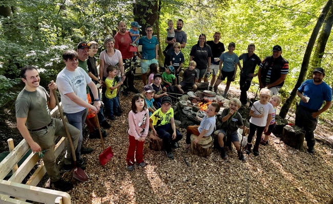 Waldplatz der Kindergärten erstrahlt in neuem Glanz