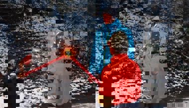 Waldweihnacht der Pfadiabteilung Alvier im Fackelschein