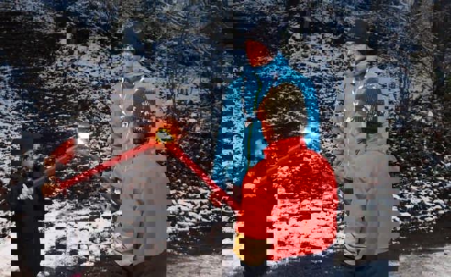 Waldweihnacht der Pfadiabteilung Alvier im Fackelschein