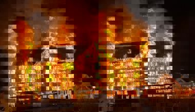 Hotel Acker: Brandstiftung oder fahrlässig verursacht