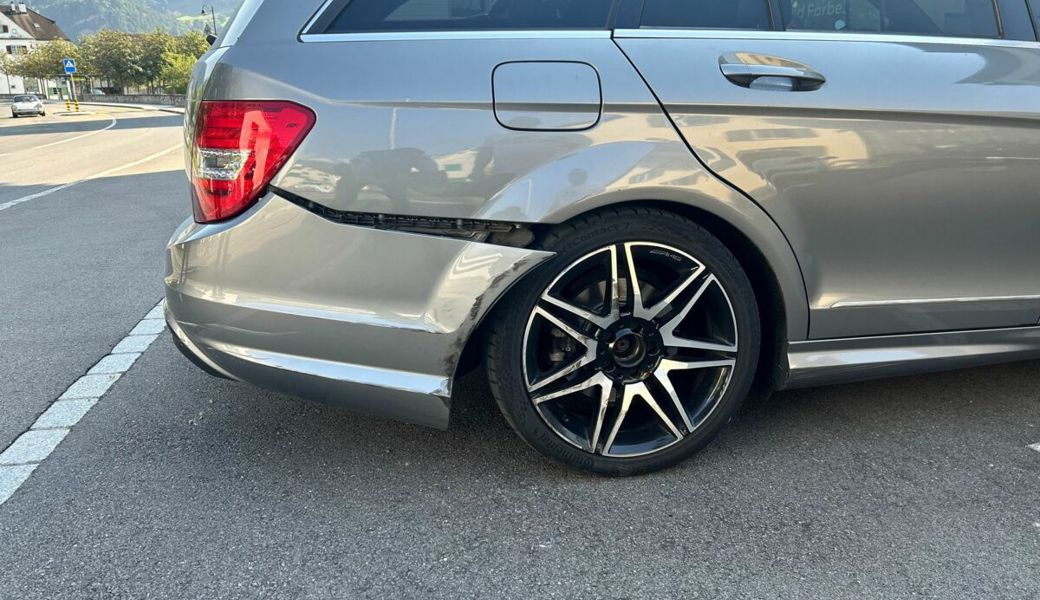 Das bei Balzers verunfallte Auto.