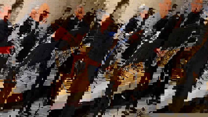  Die Jazzband der Musikschule Toggenburg umrahmte den Anlass musikalisch.